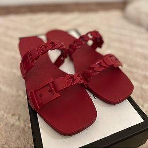 Gucci chain sandals